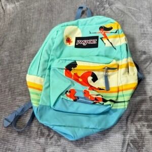 buy jansport shark backpack Jansport | Bags | Fun Shark Surfing Sloth With Dog Scuba Diver